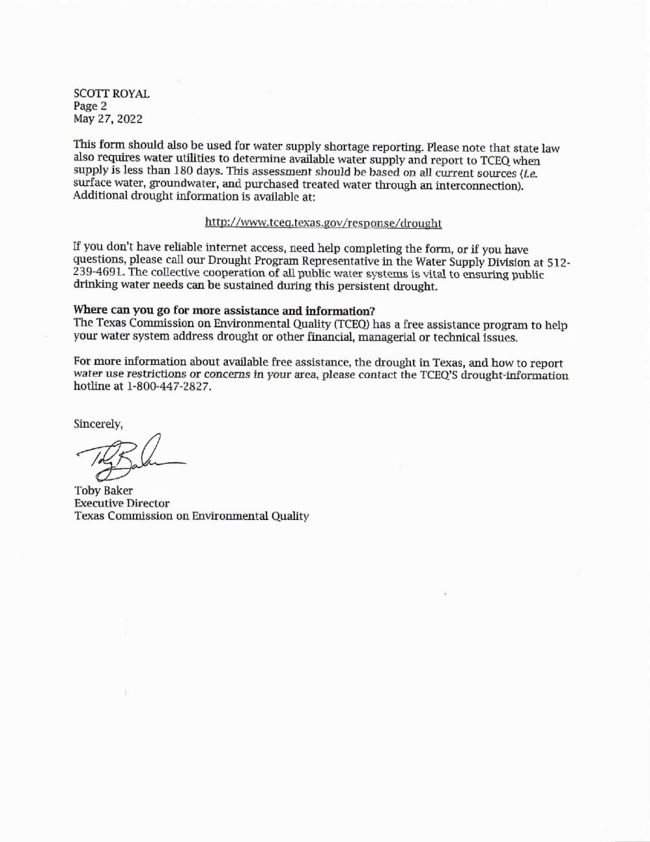  Drought Response May 2022 - TCEQ pg. 2